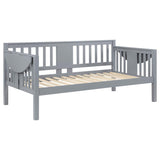 Bethany Wood Twin Daybed with Drop-down Tables Grey - 300838