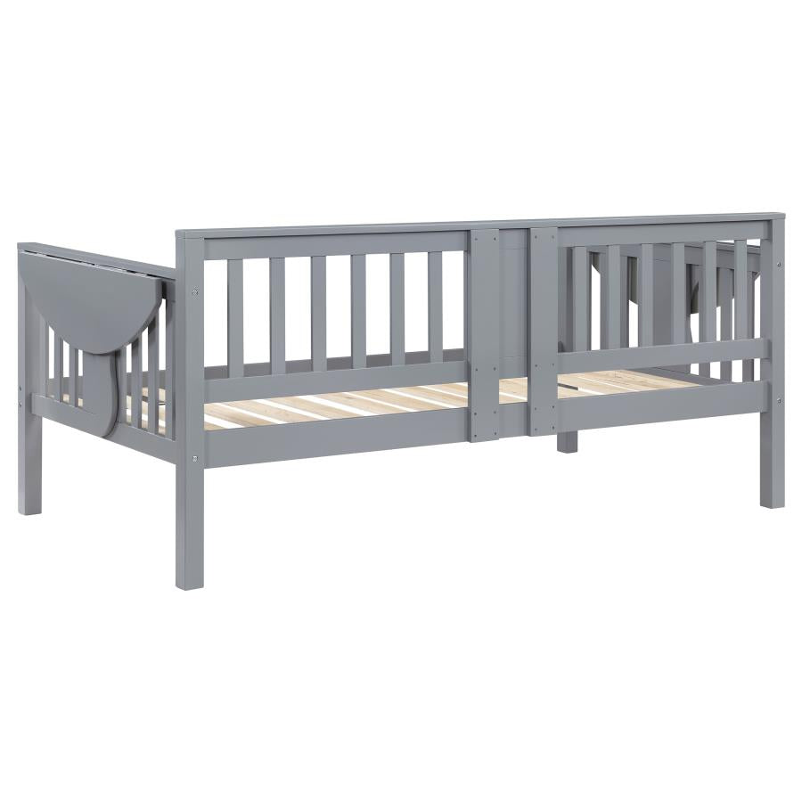 Bethany Wood Twin Daybed with Drop-down Tables Grey - 300838