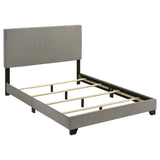 Dorian Fabric Upholstered Full Panel Bed Taupe - 300851F