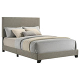 Dorian Fabric Upholstered Full Panel Bed Taupe - 300851F