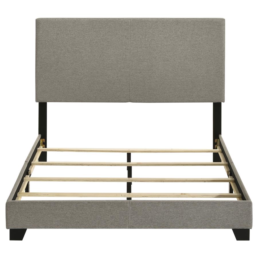 Dorian Fabric Upholstered Full Panel Bed Taupe - 300851F