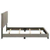 Dorian Fabric Upholstered Full Panel Bed Taupe - 300851F