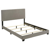 Dorian Fabric Upholstered Queen Panel Bed Taupe - 300851Q