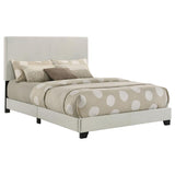 Dorian Fabric Upholstered Full Panel Bed Cream - 300852F