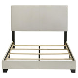 Dorian Fabric Upholstered Full Panel Bed Cream - 300852F