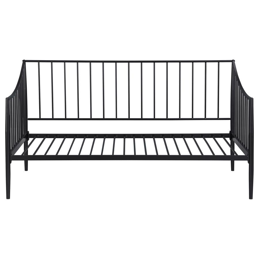 Newbury Metal Twin Daybed Bed Frame Matte Black - 301056