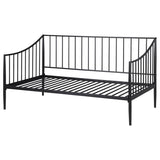 Newbury Metal Twin Daybed Bed Frame Matte Black - 301056