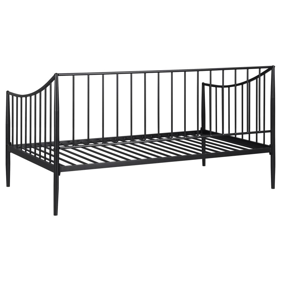 Newbury Metal Twin Daybed Bed Frame Matte Black - 301056