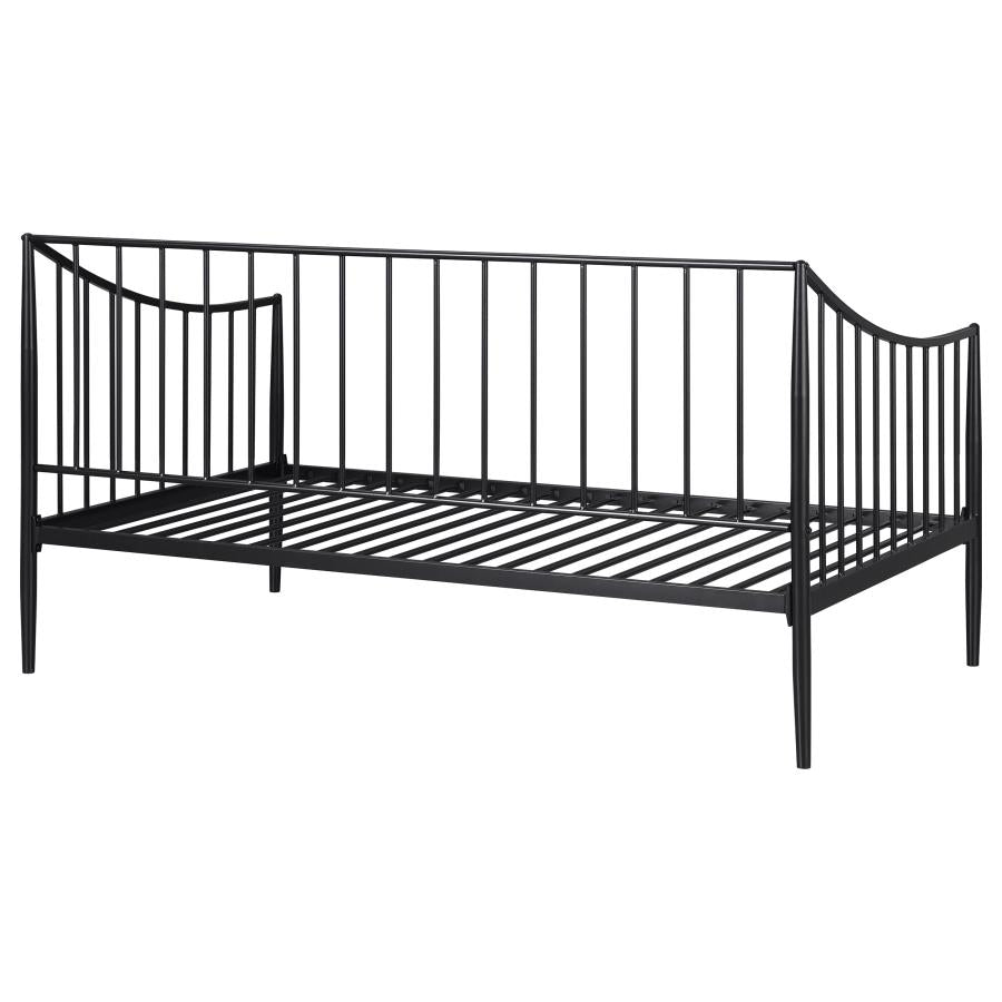 Newbury Metal Twin Daybed Bed Frame Matte Black - 301056