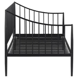 Newbury Metal Twin Daybed Bed Frame Matte Black - 301056