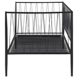 Richland Metal Twin Daybed Bed Frame Matte Black - 301057