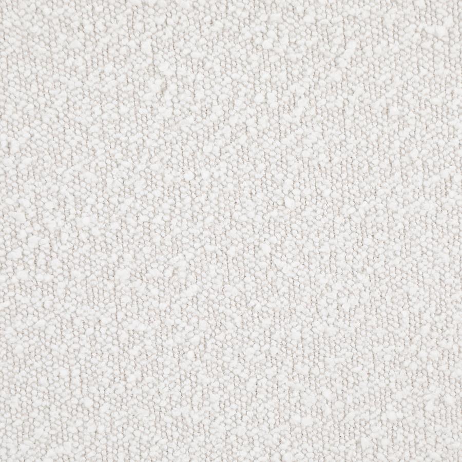 Nala Upholstered Eastern King Sleigh Bed Cream - 302046KE