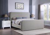 Wren Upholstered Eastern King Panel Bed Grey - 302052KE