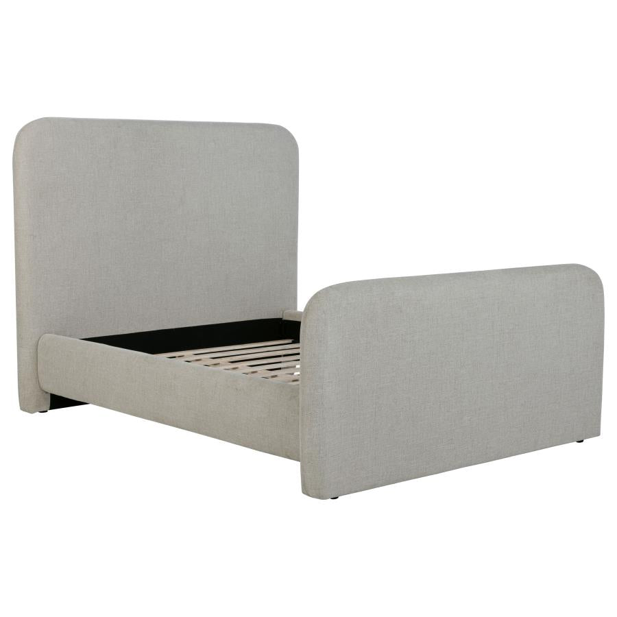 Wren Upholstered Queen Panel Bed Grey - 302052Q