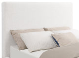 Knox Upholstered EASTERN KING Panel Bed Cream - 302053KE