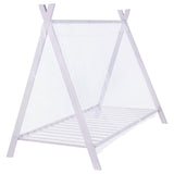Fultonville Metal Twin Tent Bed with 7-inch Mattress Pink - 302133-SM