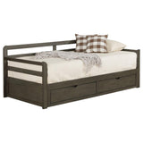 Sorrento 2-drawer Twin XL Daybed with Extension Trundle Grey - 305706