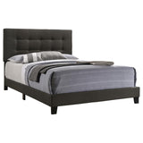 Mapes Upholstered Full Panel Bed Charcoal - 305746F