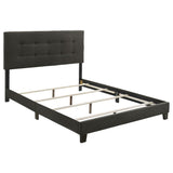Mapes Upholstered Eastern King Panel Bed Charcoal - 305746KE