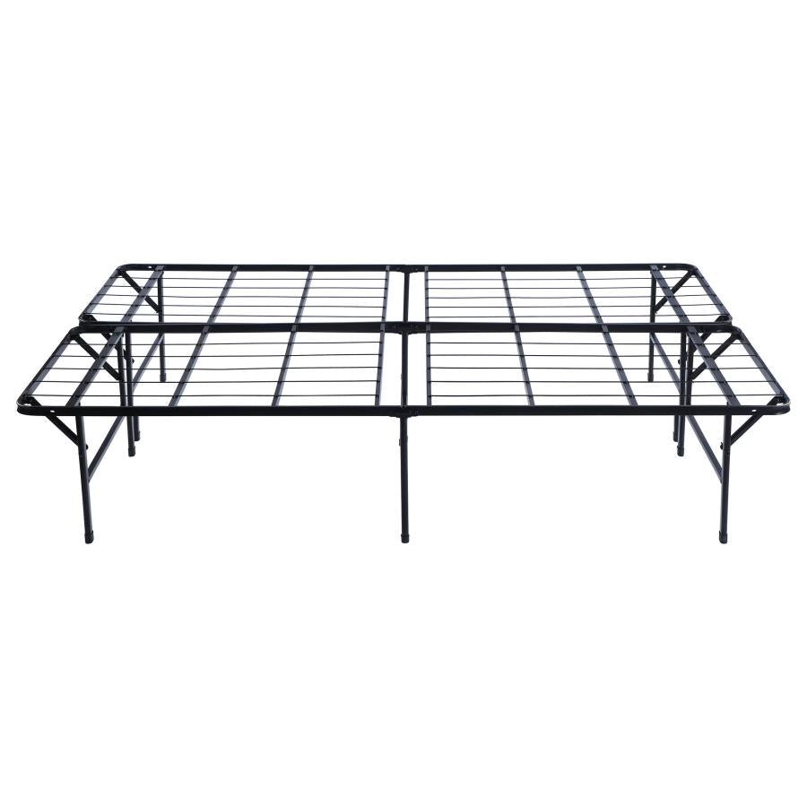 Mabel Metal Eastern King Mattress Support Platform Bed Black - 305957KE