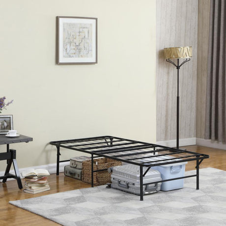 Mabel Metal Twin Mattress Support Platform Bed Black - 305957T