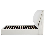 Gwendoline Upholstered Queen Panel Bed White - 306040Q