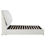 Gwendoline Upholstered Queen Panel Bed White - 306040Q
