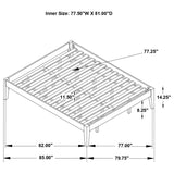 Hounslow Eastern King Universal Platform Bed White - 306128KE