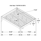 Hounslow Eastern King Universal Platform Bed Black - 306129KE