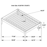 Hounslow Twin Universal Platform Bed Black - 306129T