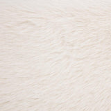 Rebecca Faux Fur Upholstered California King Bed Cream - 306141KW