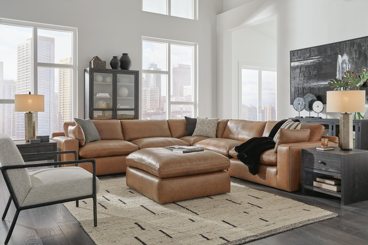 Emilia 5-Piece Sectional and Ottoman - 30901U1