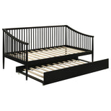 Delgado Windsor Twin Wood Daybed with Trundle Black - 310027