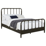 Rocco All Wood Water Pipe Open Frame Eastern King Bed Dark Bronze - 310035KE