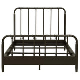Rocco All Wood Water Pipe Open Frame Eastern King Bed Dark Bronze - 310035KE