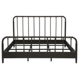 Rocco All Wood Water Pipe Open Frame Eastern King Bed Dark Bronze - 310035KE