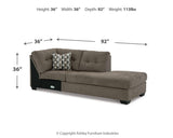 Mahoney 2-Piece Sleeper Sectional and Ottoman - 31005U4