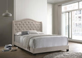 Sonoma Upholstered Full Wingback Bed Beige - 310073F