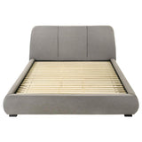 Mokena 46-inch Upholstered Eastern King Platform Bed Taupe - 310090KE