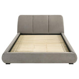 Mokena 46-inch Upholstered California King Platform Bed Taupe - 310090KW