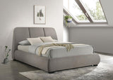 Mokena 46-inch Upholstered Queen Platform Bed Taupe - 310090Q