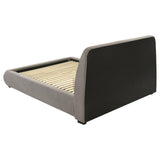 Mokena 46-inch Upholstered Queen Platform Bed Taupe - 310090Q