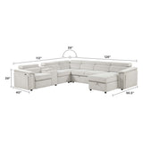 Harvey - Power Recliner Sleeper Sectional