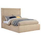 Lawson 54-inch Upholstered Full Platform Bed Light Saddle - 315835LF