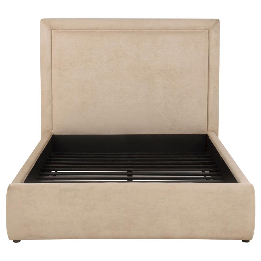 Lawson 54-inch Upholstered Full Platform Bed Light Saddle - 315835LF