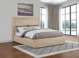 Lawson 54-inch Upholstered Eastern King Platform Bed Saddle - 315835LKE
