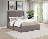 Lawson 54-inch Upholstered Full Panel Platform Bed Mushroom - 315835MF