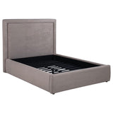 Lawson 54-inch Upholstered Full Panel Platform Bed Mushroom - 315835MF