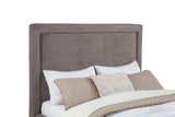 Lawson 54-inch Upholstered Full Panel Platform Bed Mushroom - 315835MF