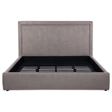 Lawson 54-inch Upholstered Eastern King Platform Bed Mushroom - 315835MKE